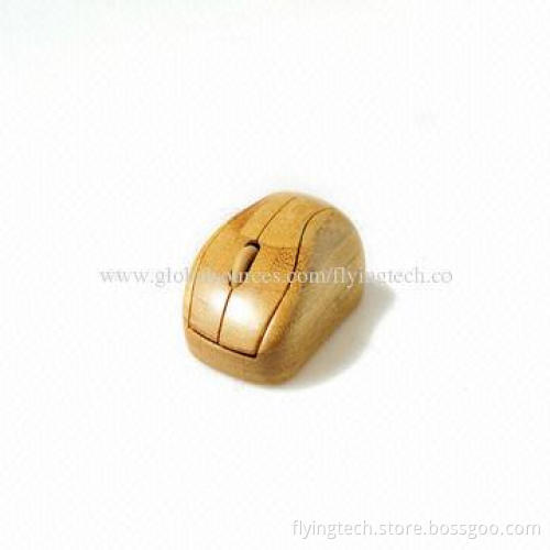 Hot Selling Natural Green Bamboo Wireless Mouse, Eco-friendly, Factory